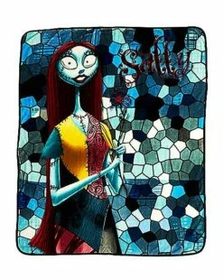 Jack And Sally Reversible Fleece Blanket - The Nightmare Before Christ -Spook & Style Shop 01414473 b