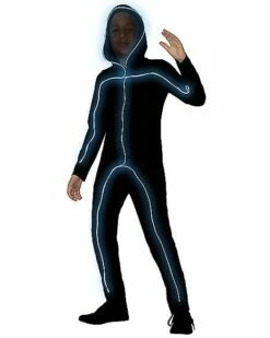 Kids Light Up EL Wire Stick Figure Costume