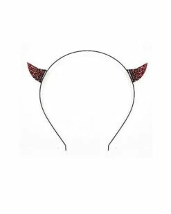 Devil Rhinestone Headband