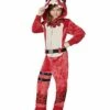 Girls Plush Tricera Ops Costume - Fortnite