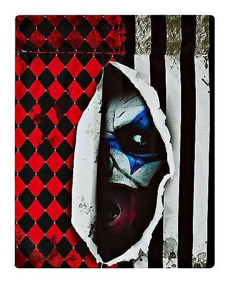 Scary Clown Pillow Case Treat Bag 1 Scary Clown Pillow Case Treat Bag