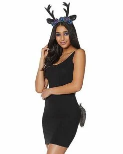 Faux Fur Dark Deer Costume Kit