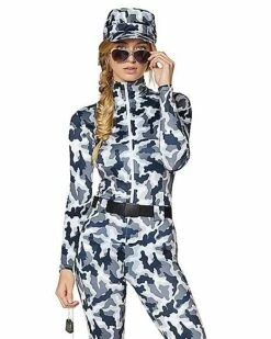 Adult Snow Camo Military Catsuit Costume -Spook & Style Shop 01425115 c