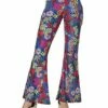 Adult Flower Bell Bottom Pants