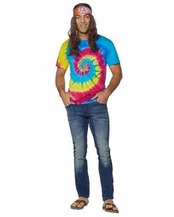 '60s Tie Dye T Shirt -Spook & Style Shop 01426923 c