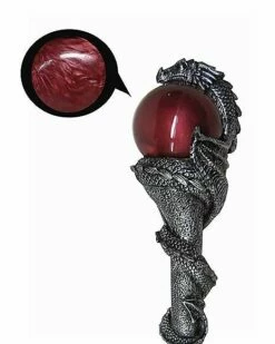 Medieval Dragon Staff -Spook & Style Shop 01427459 c