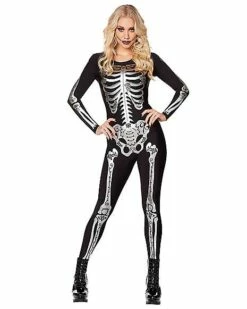 Adult Skeleton Catsuit