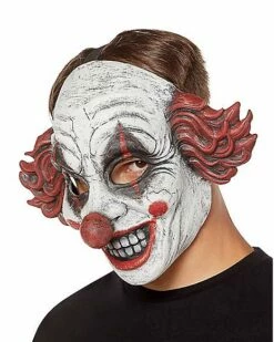 Happy Clown Half Mask -Spook & Style Shop 01429166 c