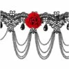 Day Of The Dead Rose Lace Choker Necklace