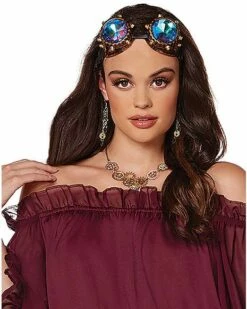 Adult Burgundy Ruffle Top 5 Adult Burgundy Ruffle Top -Spook & Style Shop 01434620 c