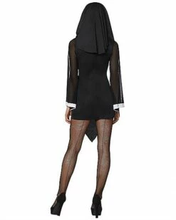 Adult Twisted Sister Sexy Nun Costume -Spook & Style Shop 01434745 d