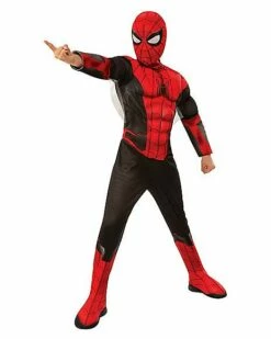 Kids Black And Red Spider-Man Deluxe Costume - Spider-Man: Far From Ho