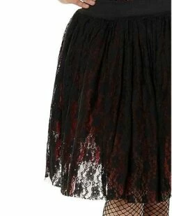 Victorian Vampire Layered Skirt -Spook & Style Shop 01436005 d