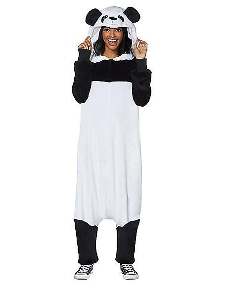 Adult Panda Union Suit 2 Adult Panda Union Suit - Image 2