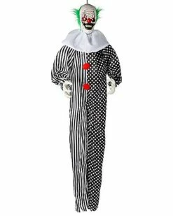 6 Ft Animated Hanging Clown Decoration