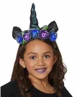 Kids Faux Fur Light-Up Unicorn Costume Kit -Spook & Style Shop 01446905 b