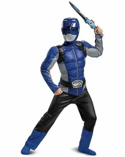 Kids Blue Beast Morphers Ranger Costume - Power Rangers -Spook & Style Shop 01447390 c