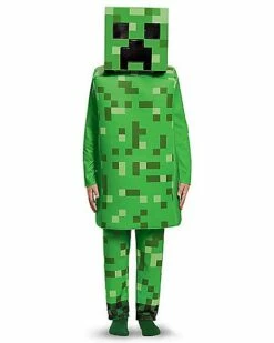 Kids Creeper Costume Deluxe - Minecraft