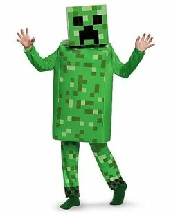 Kids Creeper Costume Deluxe - Minecraft -Spook & Style Shop 01448034 c