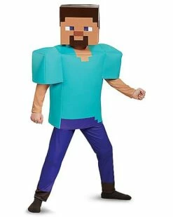 Kids Steve Costume Deluxe - Minecraft -Spook & Style Shop 01448075 c