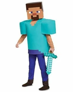 Kids Steve Costume Deluxe - Minecraft -Spook & Style Shop 01448075 d