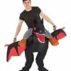 Adult Piggyback Dragon Inflatable Costume