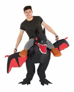 Adult Piggyback Dragon Inflatable Costume