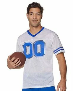 White Football Jersey -Spook & Style Shop 01454958 a