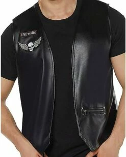 Adult Biker Vest -Spook & Style Shop 01455161 d