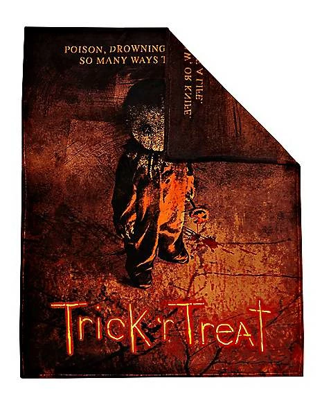 Sam Fleece Blanket - Trick 'r Treat 2 Sam Fleece Blanket - Trick 'r Treat - Image 2