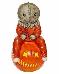 16 Inch Light-Up Sam Statue Decoration - Trick 'r Treat