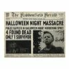 Michael Myers Haddonfield Herald Sign - Halloween