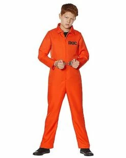 Kids Escaped Convict Costume -Spook & Style Shop 01456821 a