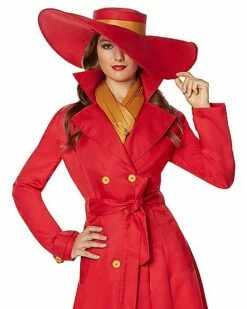 Adult Carmen Sandiego Costume -Spook & Style Shop 01460989 c