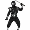 Kids Silver Mirror Ninja Costume