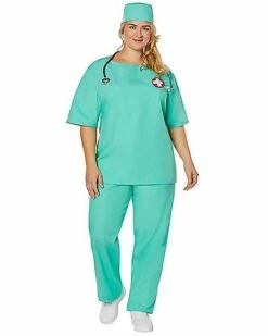Adult ER Surgeon Plus Size Costume -Spook & Style Shop 01463249 d