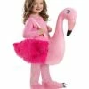 Toddler Faux Fur Flamingo Ride-Along Costume