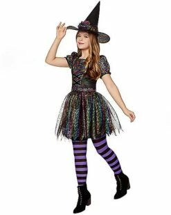 Kids Sequin Witch Costume