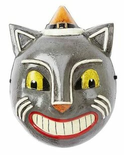 Vintage Cat Half Mask -Spook & Style Shop 01471788 d