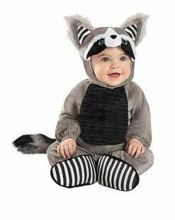 Baby Faux Fur Lil’ Raccoon Costume