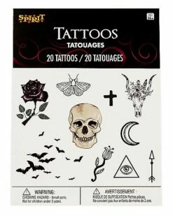 Gothic Temporary Tattoos -Spook & Style Shop 01473990 d