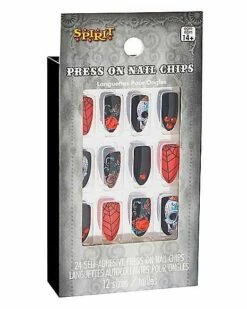 Day Of The Dead Press On Nails -Spook & Style Shop 01474873 c