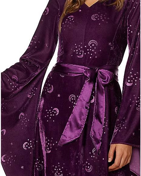 Adult Velvet Celestial Robe 3 Adult Velvet Celestial Robe - Image 3