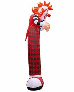 12 Ft LED Scary Clown Archway Inflatable Decoration -Spook & Style Shop 01476605 c