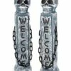 21 Inch Welcome Tombstone Pillars