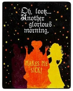 Makes Me Sick Fleece Blanket - Hocus Pocus