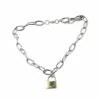 Punk Padlock Chain Necklace