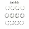 16 Piece Clip On Punk Jewelry Set