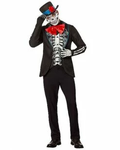 Adult El Hombre Calavera Costume