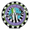 Round Beetlejuice Tabletop Sign